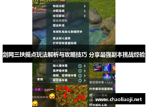 剑网三扶摇点玩法解析与攻略技巧 分享最强副本挑战经验